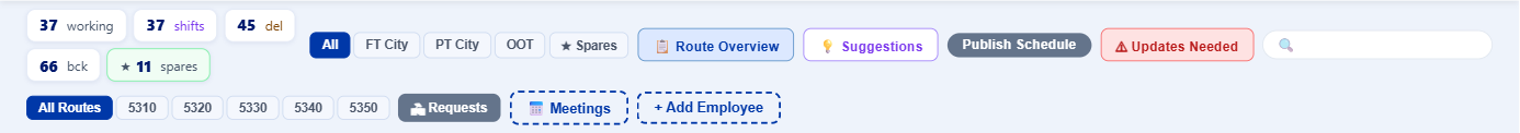 Toolbar — Day view